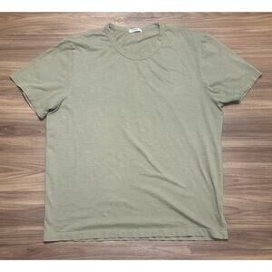 Buck Mason Mens Olive Green Casual Short Sleeve T-shirt Cotton Made in USA Sz XL
